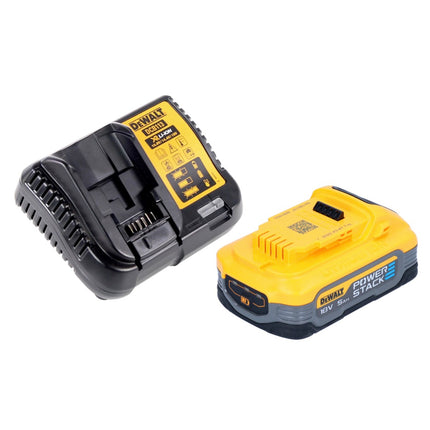 Avvitatore a impulsi a batteria DeWalt DCF 887 H1 18 V 205 Nm 1/4" brushless + 1x batteria powerstack 5,0 Ah + caricabatterie