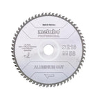 Metabo Aluminium Cut - Hoja de sierra circular profesional 216 x 30 mm Z58 FZ/TZ 5° NEG (628443000) para aluminio