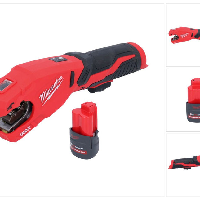 Milwaukee M12 PCSS-251 Cordless stainless steel pipe cutter 12 V 12 - 28 mm + battery 2.5 Ah - without charger