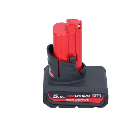 Milwaukee M12 PCSS-501 cordless stainless steel pipe cutter 12 V 12 - 28 mm + 1x rechargeable battery 5.0 Ah - without charger