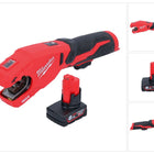 Milwaukee M12 PCSS-601 akumulatorowy obcinak do rur ze stali nierdzewnej 12 V 12 - 28 mm + 1x akumulator 6,0 Ah - bez ładowarki