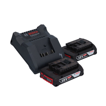 Bosch GSB 18V-45 Professional taladro percutor inalámbrico 18 V 45 Nm (06019K3302) sin escobillas + 2x batería 2,0 Ah + cargador + maletín L