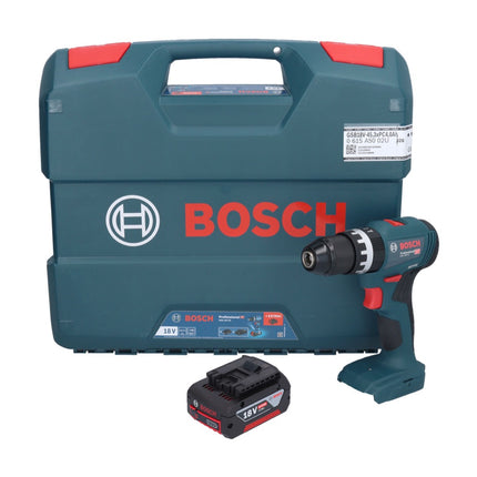 Bosch GSB 18V-45 Professional 18 V 45 Nm Brushless trapano avvitatore a percussione senza filo + 1x batteria 4,0 Ah + L-Case - senza caricabatterie