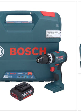 Bosch GSB 18V-45 Professional Perceuse-visseuse à percussion sans fil 18 V 45 Nm Brushless + 1x batterie 4,0 Ah + L-Case - sans chargeur