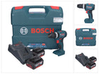 Bosch GSB 18V-45 Professional taladro percutor inalámbrico 18 V 45 Nm sin escobillas + 2x baterías 5,0 Ah + cargador + maletín L