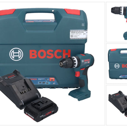 Bosch GSB 18V-45 Taladradora percutora profesional sin cable 18 V 45 Nm + 1x batería ProCORE 4,0 Ah + cargador + maletín en L