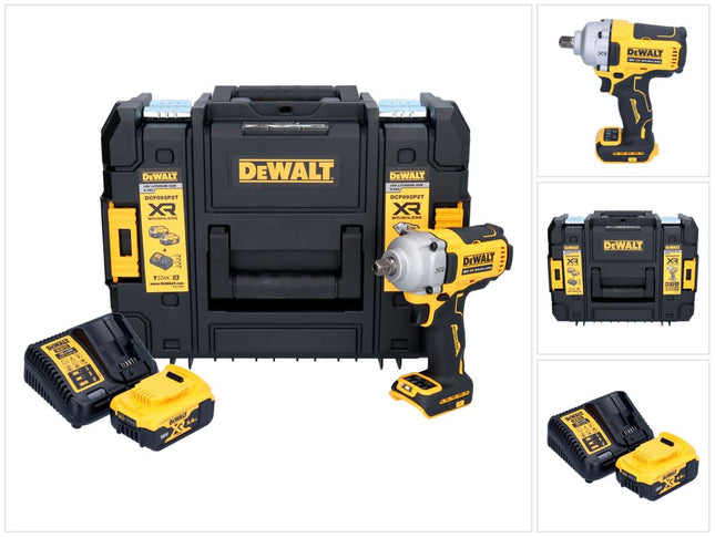 DeWalt DCF 892 P1T cordless impact wrench 18 V 813 Nm 1/2" brushless + 1x battery 5.0 Ah + charger + TSTAK