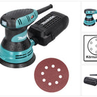 Makita BO 5031 Random orbital sander 300 Watt 125 mm + 50x sandpaper K80