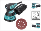 Makita BO 5031 Ponceuse excentrique 300 watts 125 mm + 50x papier abrasif K80