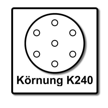 Makita BO 5031 Szlifierka mimośrodowa 300 W 125 mm + 50x papier ścierny K240