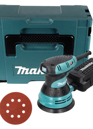 Makita BO 5031 Ponceuse excentrique 300 watts 125 mm + 50x papier abrasif K320 + Makpac