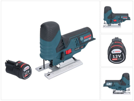 Bosch GST 12V-70 Sierra de calar inalámbrica profesional 12 V 70 mm + 1x batería 2,0 Ah - sin cargador