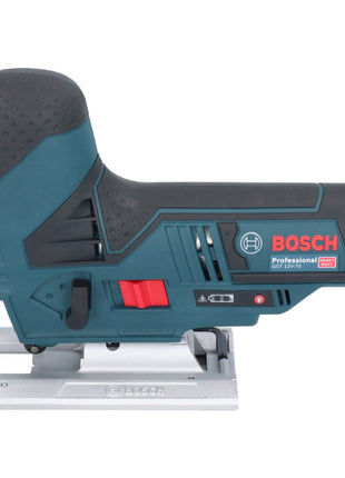 Bosch GST 12V-70 Sierra de calar inalámbrica profesional 12 V 70 mm + 2x baterías 2,0 Ah + cargador