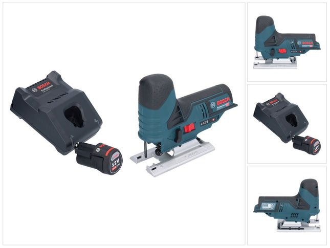 Bosch GST 12V-70 Seghetto alternativo professionale a batteria 12 V 70 mm + 1x batteria ricaricabile 3,0 Ah + caricabatterie