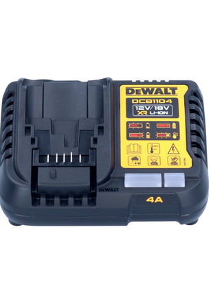 DeWalt DCB 1104 E4 Akku Starter Set 12 V / 18 V 4x Powerstack Akku 1,7 Ah + DCB 1104 Ladegerät