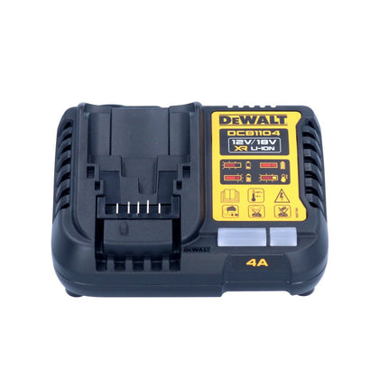 DeWalt DCB 1104 E4 Juego de batería de arranque 12 V / 18 V 4x batería Powerstack 1,7 Ah + cargador DCB 1104