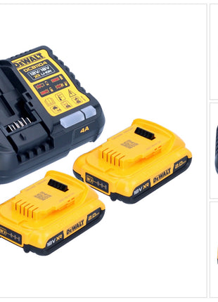 Zestaw startowy akumulatorów DeWalt DCB 1104 D2 12 V / 18 V 2x akumulator 2,0 Ah + ładowarka DCB 1104