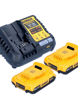 Zestaw startowy akumulatorów DeWalt DCB 1104 D2 12 V / 18 V 2x akumulator 2,0 Ah + ładowarka DCB 1104