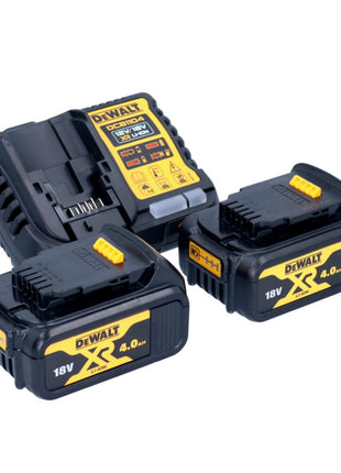 DeWalt DCB 1104 M2 kit de arranque de batería 12 V / 18 V 2x baterías 4,0 Ah + cargador DCB 1104