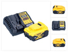 Zestaw startowy akumulatorów DeWalt DCB 1104 P1 12 V / 18 V 1x akumulator 5,0 Ah + ładowarka DCB 1104