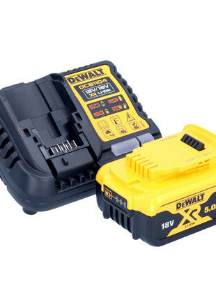 DeWalt DCB 1104 P1 Kit de démarrage sans fil 12 V / 18 V 1x batterie 5,0 Ah + chargeur DCB 1104