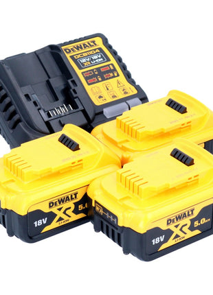 Zestaw startowy akumulatorów DeWalt DCB 1104 P3 12 V / 18 V 3x akumulator 5,0 Ah + ładowarka DCB 1104