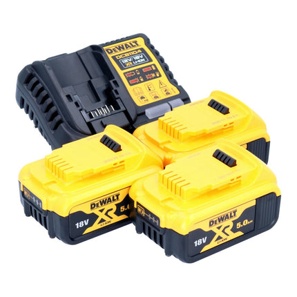 DeWalt DCB 1104 P3 Set de batería de arranque 12 V / 18 V 3x batería 5,0 Ah + cargador DCB 1104