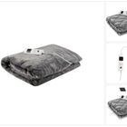 Manta eléctrica Manta eléctrica con 6 niveles de potencia Desconexión automática y protección contra sobrecalentamiento Lavable Gris 180X130 cm