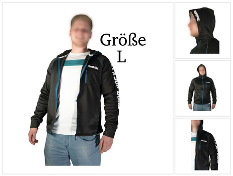 Veste Makita Polar Tec Hoodie L avec capuche Travail et loisirs ( 98P214-L ) 100 % polyester