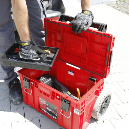 Toolbrothers RHINO XL Cart Plus ULTRA - Valigia portautensili mobile 37 l IP66 con doppio manico telescopico