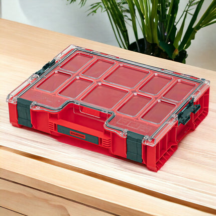 Toolbrothers RHINO L Organizer ULTRA altura XL cajas 9 l IP54 con cajas extraíbles