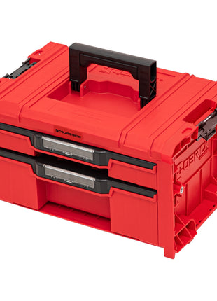 Toolbrothers RHINO L Cajón 2 ULTRA Organize+ maletín de herramientas 450 x 310 x 244 mm 14 l apilable IP54 con 2 cajones