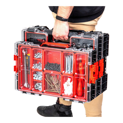 Toolbrothers RHINO L Organizer ECO altezza M scatole 5 l IP54 con scatole estraibili