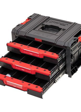 Toolbrothers RHINO L Cajón 3 ECO Basic apilable 450 x 310 x 244 mm 3x 4,5 l IP54 con tres cajones 9 inserciones