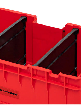 Toolbrothers RHINO XXL Caja de herramientas ULTRA Custom Contenedor apilable 576 x 359 x 237 mm 35 l apilable