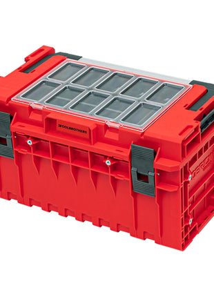 Toolbrothers Maletín de herramientas RHINO XXL ULTRA Handling+ altura L Organizador modular personalizado 585 x 385 x 320 mm 38 l apilable IP66