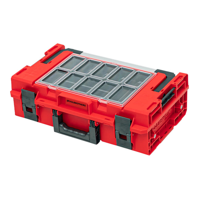 Toolbrothers RHINO XXL maletín de herramientas ULTRA Handling+ altura M 15,4 l IP66 con separadores extraíbles + cajas
