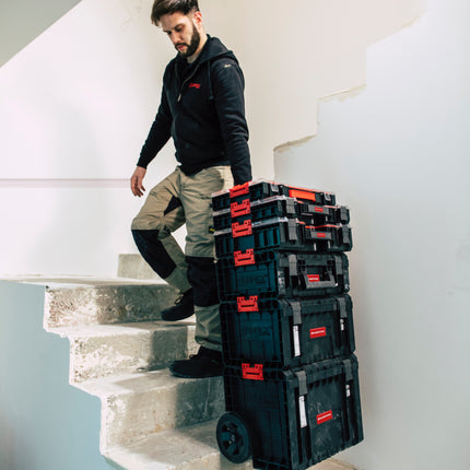 Toolbrothers RHINO L Mallette à outils ECO Organize+ + 5x L Organizer ECO Mini 19 l IP54