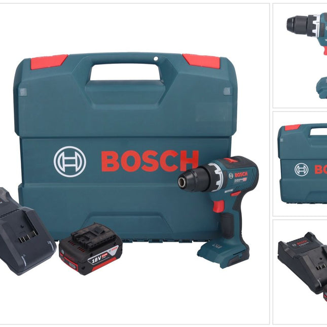 Bosch GSR 18V-55 Trapano avvitatore professionale a batteria 18 V 55 Nm brushless + 1x batteria ricaricabile 5,0 Ah + caricabatterie + valigetta a L