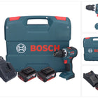 Bosch GSR 18V-55 Profesjonalna akumulatorowa wiertarko-wkrętarka 18 V 55 Nm bezszczotkowa + 2x akumulator 5,0 Ah + ładowarka + walizka L