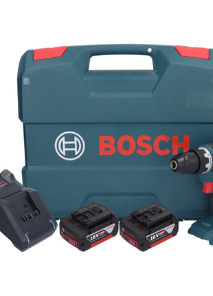 Bosch GSR 18V-55 Professional Perceuse-visseuse sans fil 18 V 55 Nm Brushless + 2x batterie 5,0 Ah + chargeur + L-Case