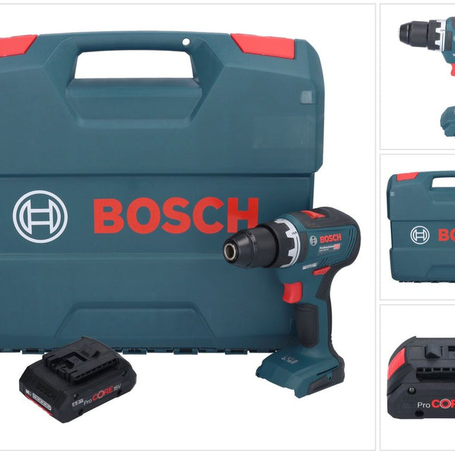 Bosch GSR 18V-55 Professional Akku Bohrschrauber 18 V 55 Nm Brushless + 1x ProCORE Akku 4,0 Ah + L-Case - ohne Ladegerät