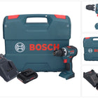 Bosch GSR 18V-55 Taladro atornillador a batería profesional 18 V 55 Nm sin escobillas + 1x acumulador ProCORE 4,0 Ah + cargador + maletín en L