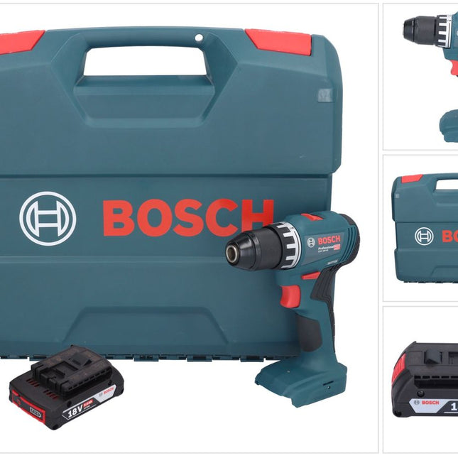 Bosch GSR 18V-45 Professional Perceuse-visseuse sans fil 18 V 45 Nm Brushless + 1x batterie 2,0 Ah + L-Case - sans chargeur