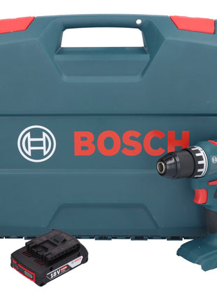 Bosch GSR 18V-45 Taladro atornillador inalámbrico profesional 18 V 45 Nm sin escobillas + 1x batería 2,0 Ah + estuche L - sin cargador