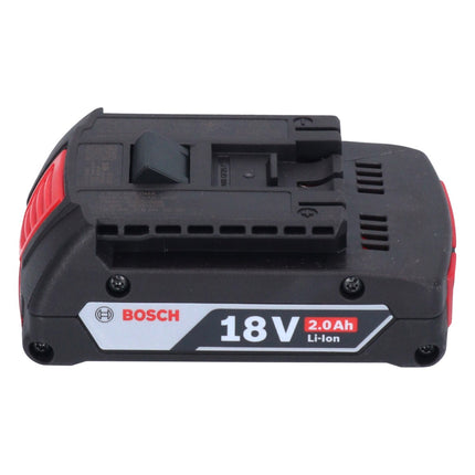 Bosch GSR 18V-45 Taladro atornillador inalámbrico profesional 18 V 45 Nm sin escobillas + 1x batería 2,0 Ah + estuche L - sin cargador