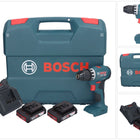 Bosch GSR 18V-45 Professional Perceuse-visseuse sans fil 18 V 45 Nm Brushless + 2x batterie 2,0 Ah + chargeur + L-Case