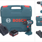Bosch GSR 18V-45 Taladro atornillador inalámbrico profesional 18 V 45 Nm sin escobillas + 1x batería 4,0 Ah + cargador + maletín L
