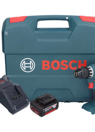 Bosch GSR 18V-45 Taladro atornillador inalámbrico profesional 18 V 45 Nm sin escobillas + 1x batería 5,0 Ah + cargador + maletín L