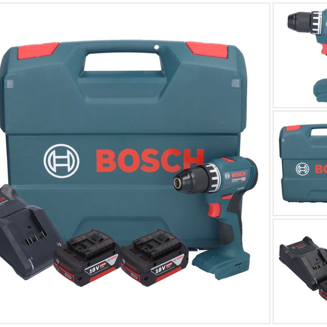 Bosch GSR 18V-45 Professional perceuse-visseuse sans fil 18 V 45 Nm sans balais + 2x batteries 5,0 Ah + chargeur + mallette en L